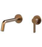Photo: ICONIC concealed 2way washbasin mixer tap, copper matt