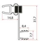 Photo: Set magnetických těsnění, 2000mm