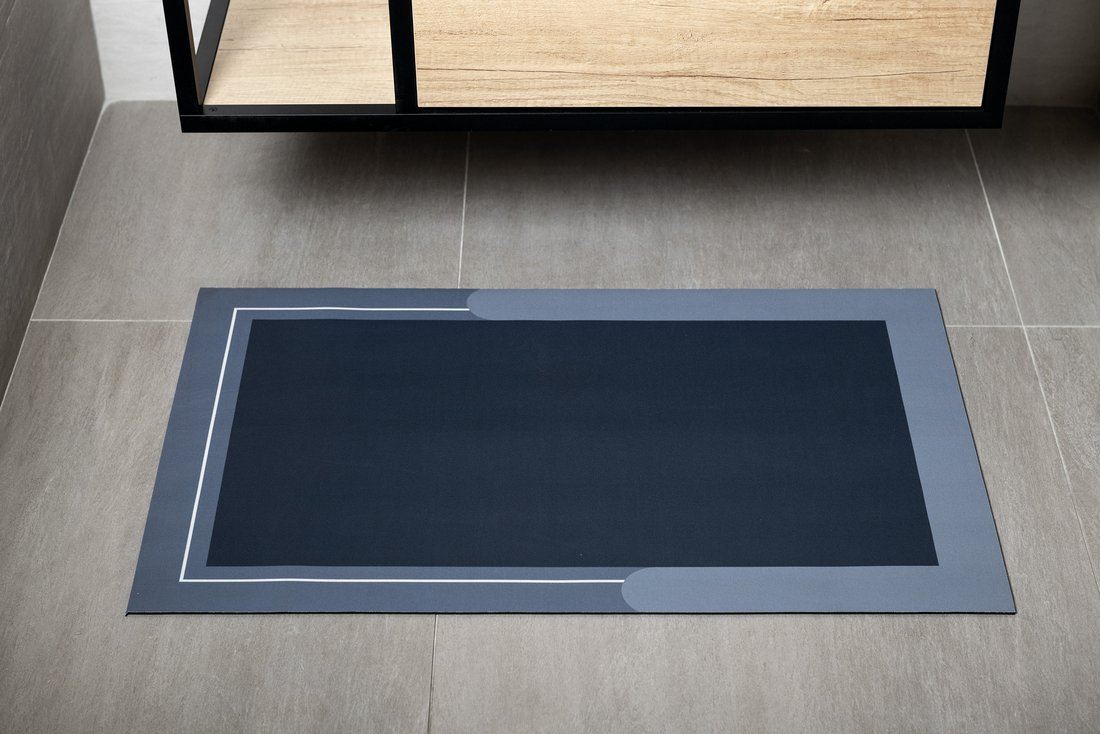 Aqualine Koupelnová předložka 60x120cm, absorpční, modrá PCD012V