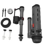 Photo: Flush system with DUAL button 49 mm, bottom inlet 1/2", chrome