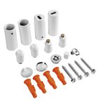 Photo: Montážní sada pro radiátor, bílá mat