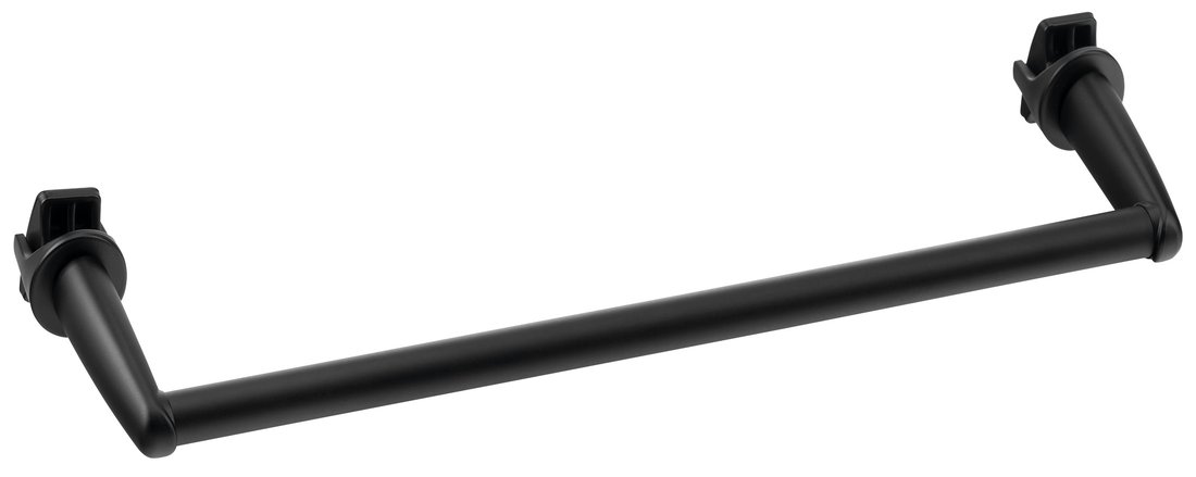 Sušák ručníků na otopná tělesa 36cm rovný, černá mat IDR-40B