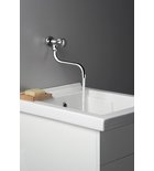 Photo: Wall Mounted Cold Water Tap 1/2´´, swivel spout, chrome