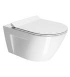 Photo: NORM wall hung toilet, GeniusFlush, 36x55cm, white ExtraGlaze