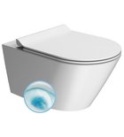 KUBE X závesná WC misa, GeniusFlush, 36x55cm, biela dual-mat Photo: KUBE X závesná WC misa, GeniusFlush, 36x55cm, biela dual-mat