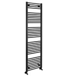 Photo: DIRECT Badheizkörper mit seitlichem Anschluss 450x1680 mm, Schwarz matt