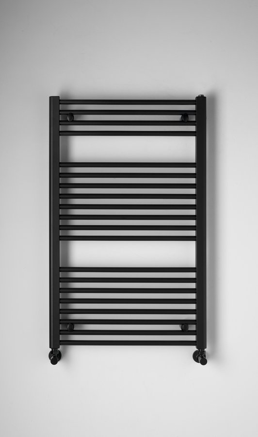 Aqualine DIRECT otopné těleso s bočním připojením 600x960 mm, černá mat ILR96B