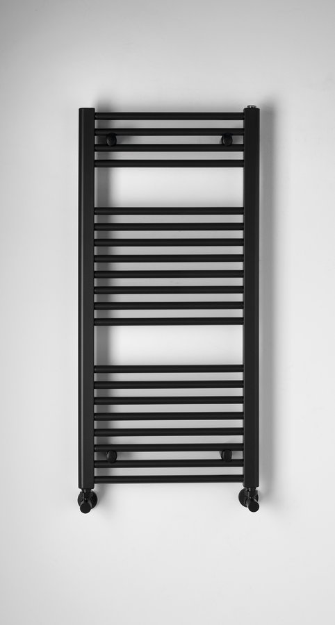 Aqualine DIRECT otopné těleso s bočním připojením 450x960 mm, černá mat ILR94B