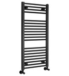 Photo: DIRECT Badheizkörper mit seitlichem Anschluss 450x960 mm, Schwarz matt