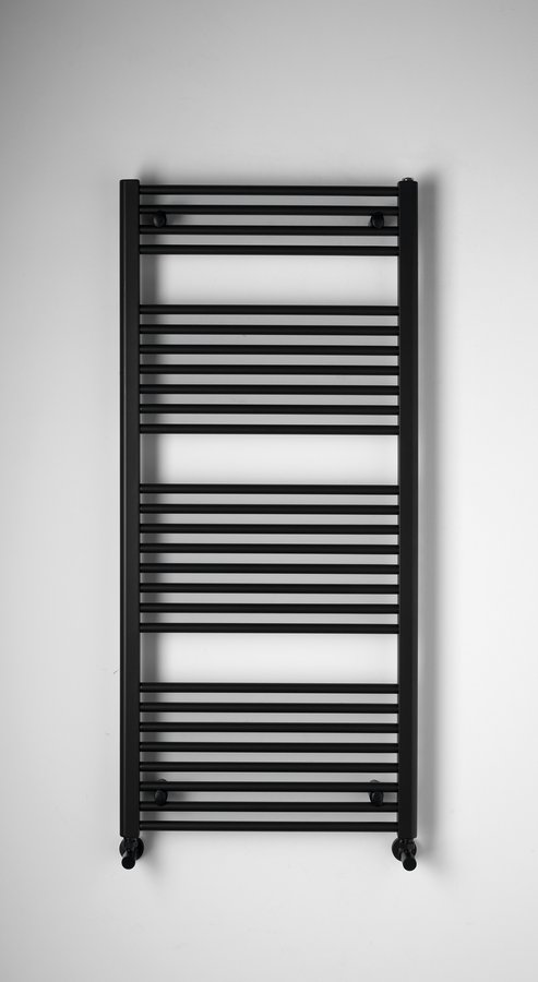 Aqualine DIRECT otopné těleso s bočním připojením 600x1320 mm, černá mat ILR36B
