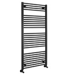 Photo: DIRECT Badheizkörper mit seitlichem Anschluss 600x1320 mm, Schwarz mat