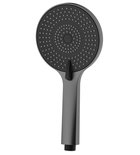 Photo: Ruční masážní sprcha, 3 režimy sprchování, silikon trysky, průměr 120mm, ABS/gun metal