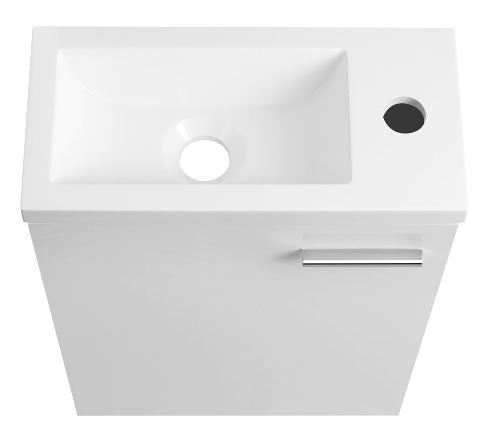 Aqualine ZOJA umyvadlová skříňka 37x50x18cm, bílá 51037A