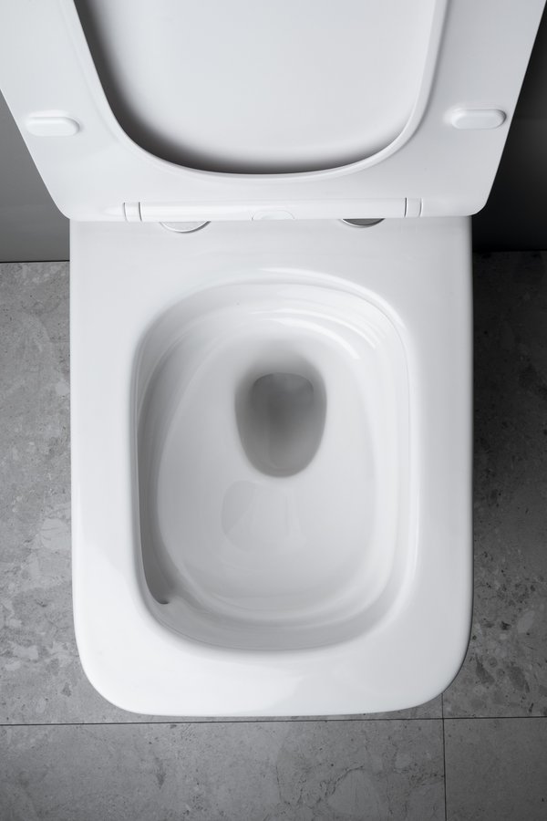 Sapho PORTO závěsná WC mísa, Vortex Rimless, 36x52cm, bílá PZ102V