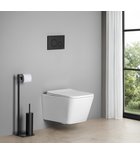 Photo: PORTO Hänge-WC, Vortex Rimless, 35,5x52cm, Weiß