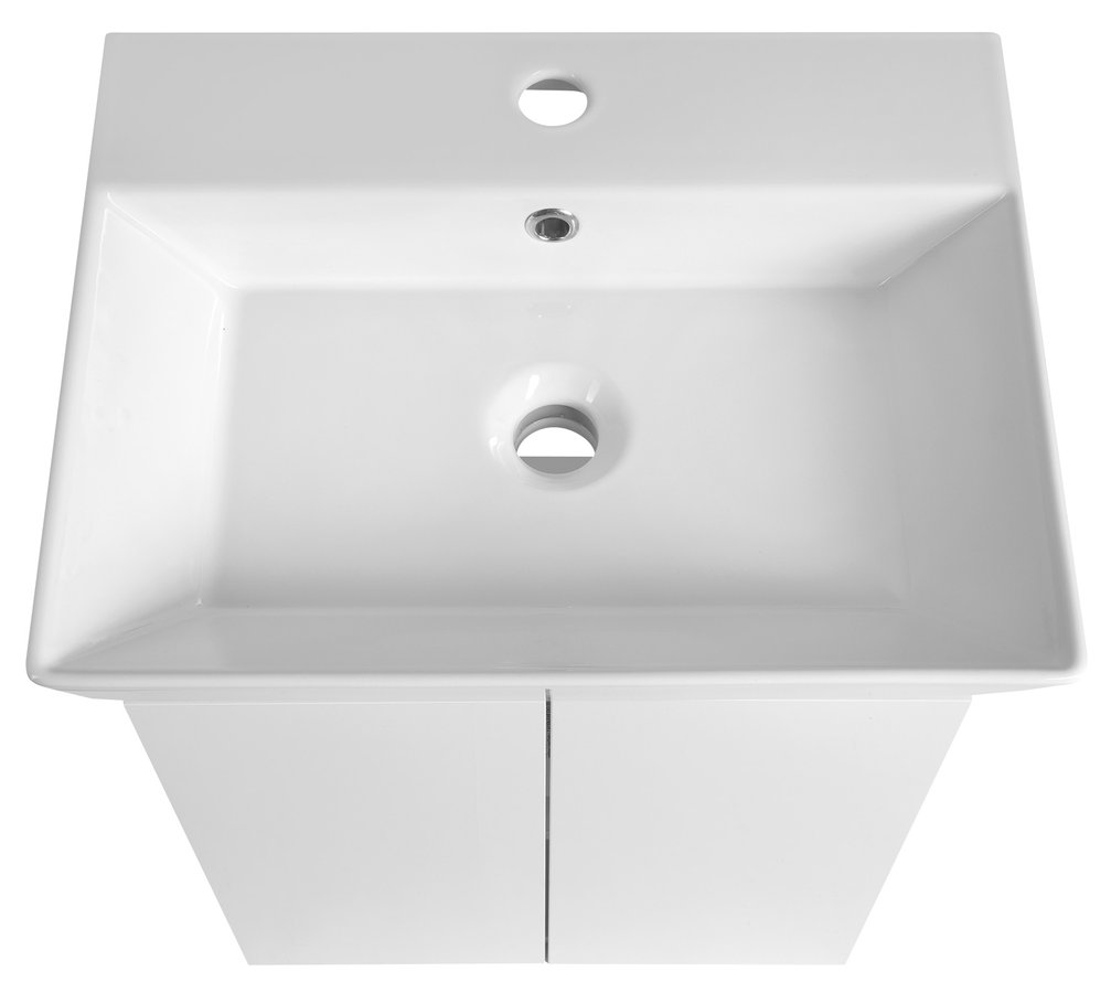 Aqualine PANEDA umyvadlová skříňka 45x55x34,2cm, bílá PN245