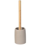 Photo: RIKO WC štětka na postavení, taupe/bambus