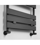 Photo: BONDECO grzejnik łazienkowy 500x926 mm, czarny mat