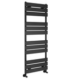 Photo: BONDECO Badheizkörper 500x1266 mm, Schwarz matt