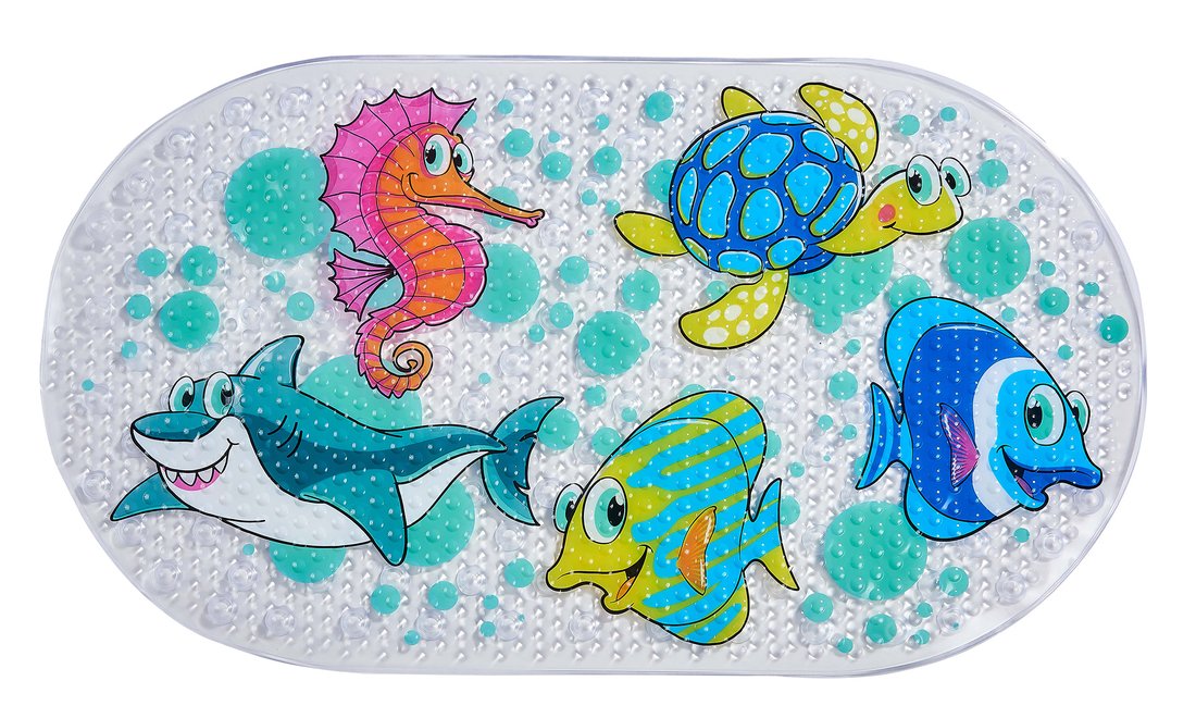 SEA podložka do vany, 69x39cm, s protiskluzem, PVC, multi color 8532