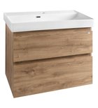 Photo: ALTAIR umývadlová skrinka 76x60x37cm, dub emporio