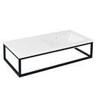 Photo: SKA konsola pod umywalkę/blat, 100x22x51cm, czarny mat