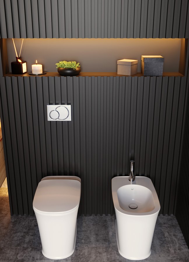 Kerasan THE NEW YORKER bidet stojící 36,5x60cm, bílá 562001