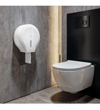 Photo: OLMO Toilettenpapierspender max. Durch. 26cm, 265x280x130mm, ABS Weiß