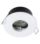 Kúpeľňové podhľadové svietidlo, ø 85mm, GU10OSRAM, 4,3W, 230V, IP65, biela Photo: Kúpeľňové podhľadové svietidlo, ø 85mm, GU10OSRAM, 4,3W, 230V, IP65, biela