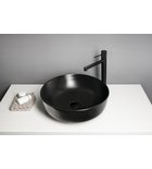 Photo: RONDEA keramické umyvadlo na desku Ø 41cm, černá mat