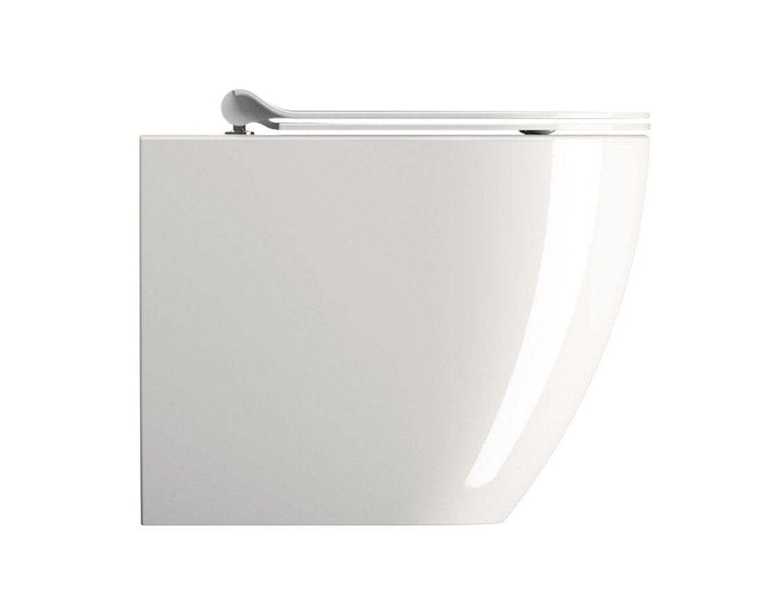 GSI PURA WC mísa stojící, Swirlflush, 36x55cm, spodní/zadní odpad, bílá ExtraGlaze 889011