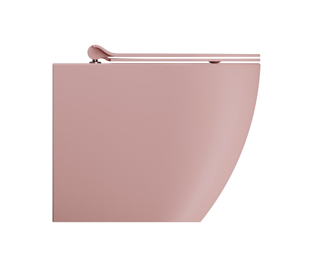 GSI PURA WC mísa stojící, Swirlflush, 36x55cm, spodní/zadní odpad, blush dual-mat 889024
