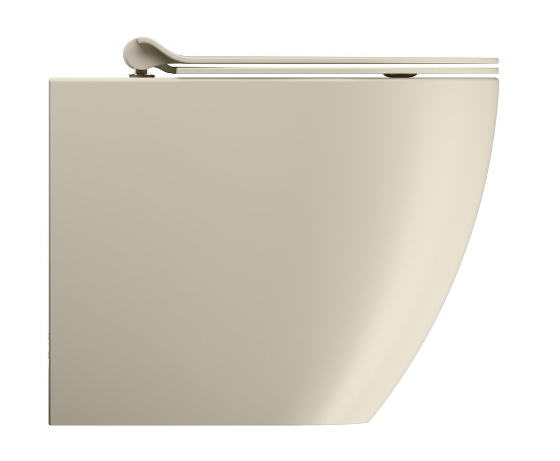 GSI PURA WC mísa stojící, Swirlflush, 36x55cm, spodní/zadní odpad, creta dual-mat 889008