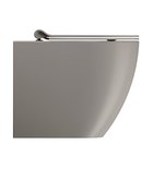 Photo: PURA WC misa stojaca, Swirlflush, 36x55cm, spodný/zadný odpad,tortora dual-mat
