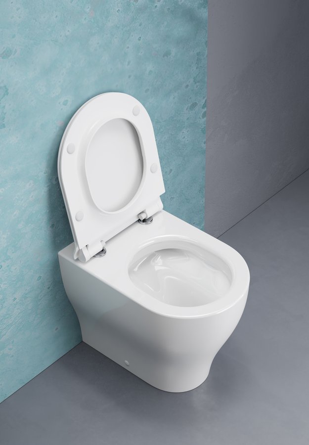 GSI TONO WC mísa stojící, Geniusflush, 36x53cm, spodní/zadní odpad, bílá ExtraGlaze 641011