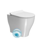 Photo: TONO WC pan, Geniusflush, 36x53cm, S-trap/P-trap, white ExtraGlaze