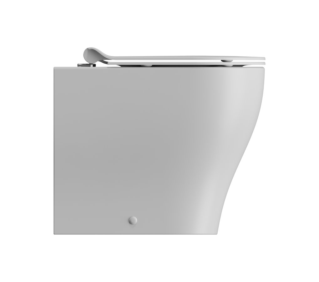 GSI TONO WC mísa stojící, Geniusflush, 36x53cm, spodní/zadní odpad, bílá dual-mat 641009