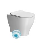 Photo: TONO WC pan, Geniusflush, 36x53cm, S-trap/P-trap, white dual-matt