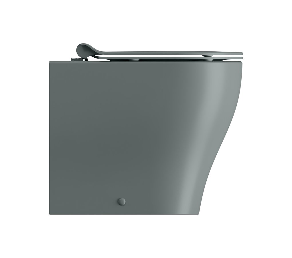 GSI TONO WC mísa stojící, Geniusflush, 36x55cm, spodní/zadní odpad, agave dual-mat 641004