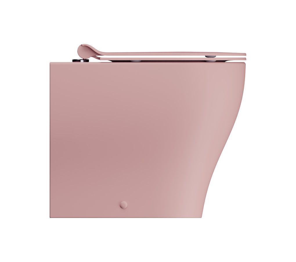 GSI TONO WC mísa stojící, Geniusflush, 36x53cm, spodní/zadní odpad, blush dual-mat 641024
