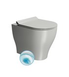 Photo: TONO WC pan, Geniusflush, 36x53cm, S-trap/P-trap, cenere dual-matt