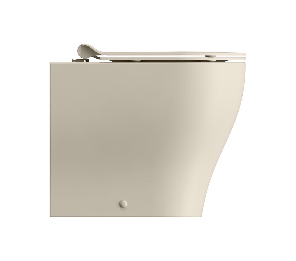 GSI TONO WC mísa stojící, Geniusflush, 36x53cm, spodní/zadní odpad, creta dual-mat 641008