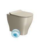 Photo: TONO WC pan, Geniusflush, 36x53cm, S-trap/P-trap, creta dual-matt