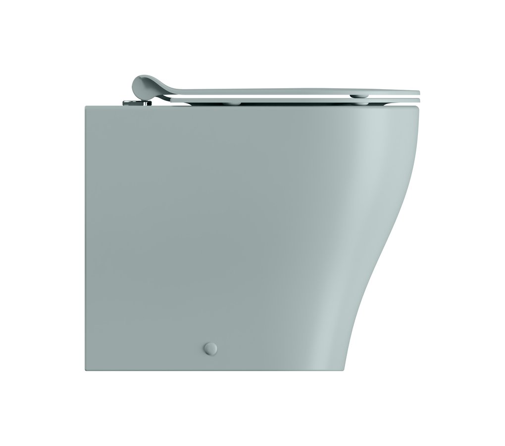 GSI TONO WC mísa stojící, Geniusflush, 36x53cm, spodní/zadní odpad, ghiaccio dual-mat 641015