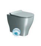 Photo: TONO WC pan, Geniusflush, 36x53cm, S-trap/P-trap, ghiaccio dual-matt