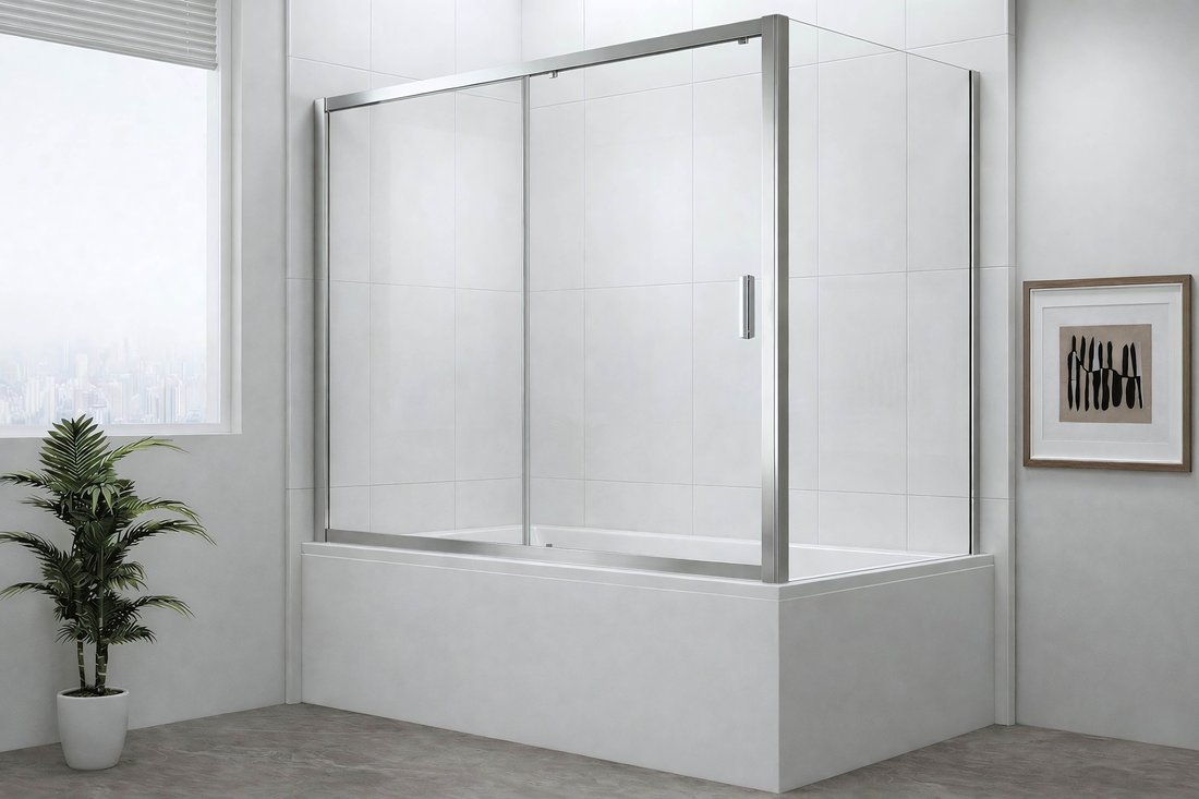 Polysan DEEP boční stěna 800x1650mm, čiré sklo MD3216