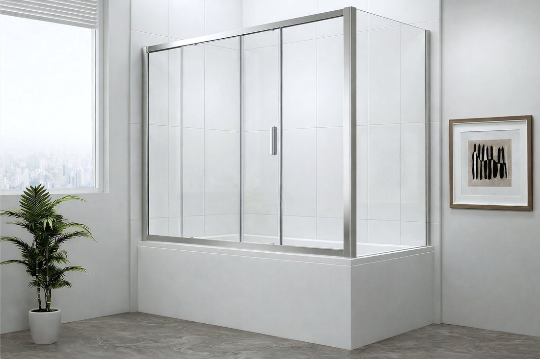 Polysan DEEP boční stěna 800x1650mm, čiré sklo MD3216