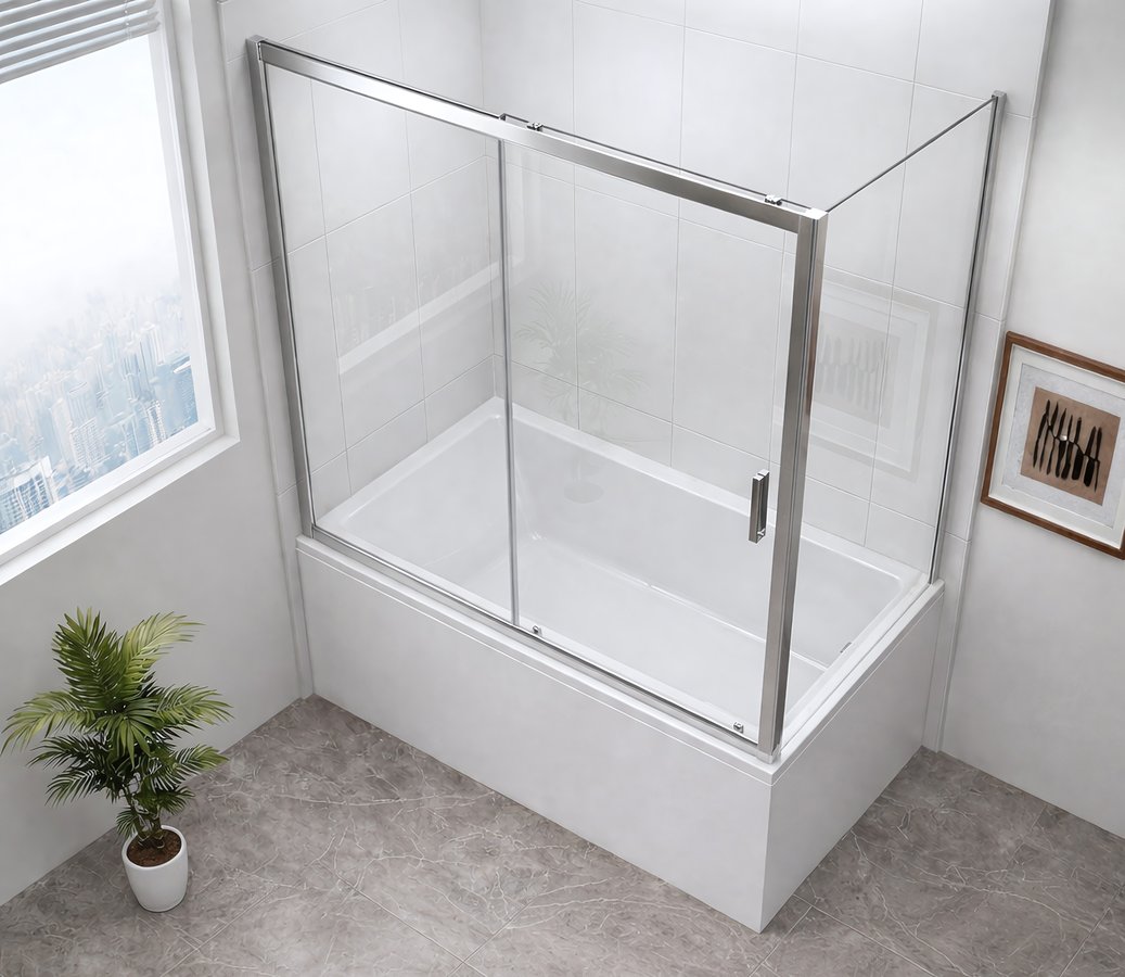 Polysan DEEP boční stěna 800x1650mm, čiré sklo MD3216