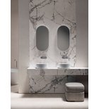 Photo: OKE Counter Top Ceramic Washbasin Ø 30 cm, white