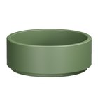 Photo: OKE Counter Top Ceramic Washbasin Ø 40 cm, verde mat